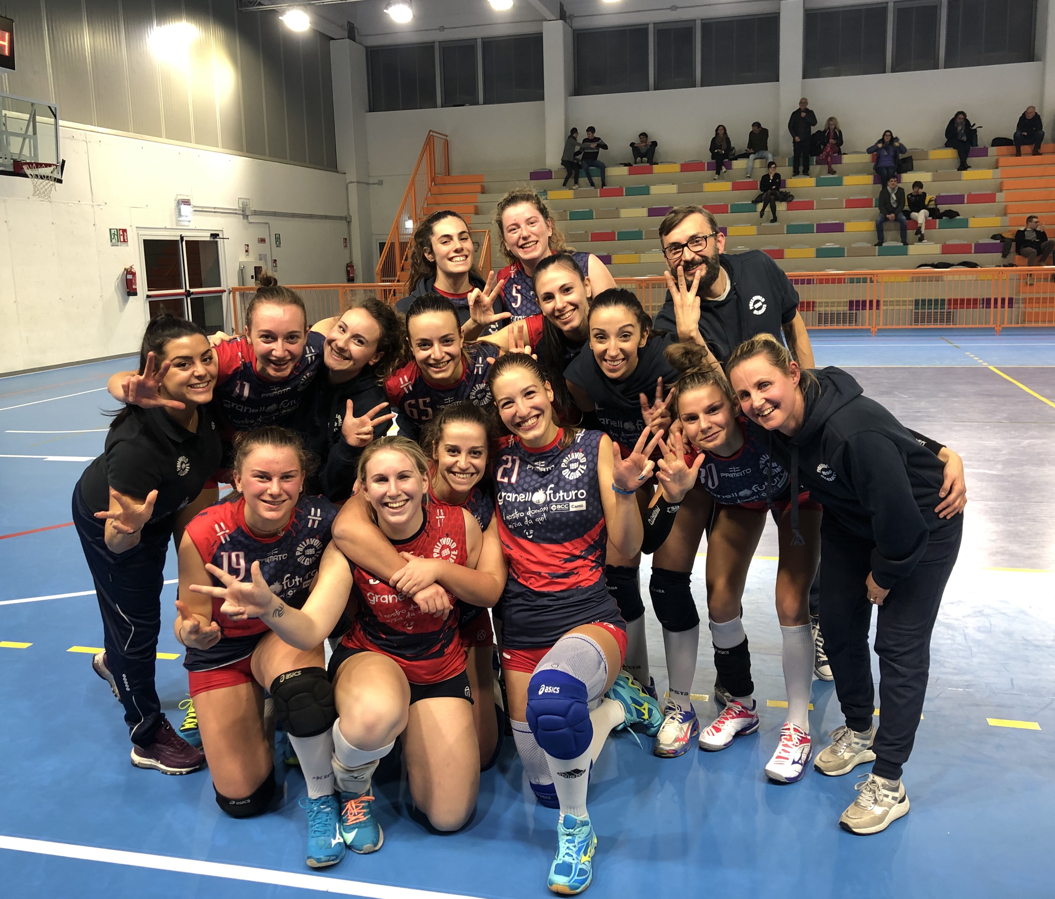 Atteggiamento positivo: Pallavolo Olgiate mantiene il 1 posto in classifica